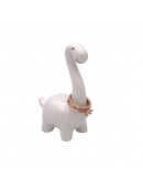 Hoogii Adorable Little Ceramic Nessie Jewelry Ring Holder,Engagement Ring and Wedding Ring Display Holder Stand